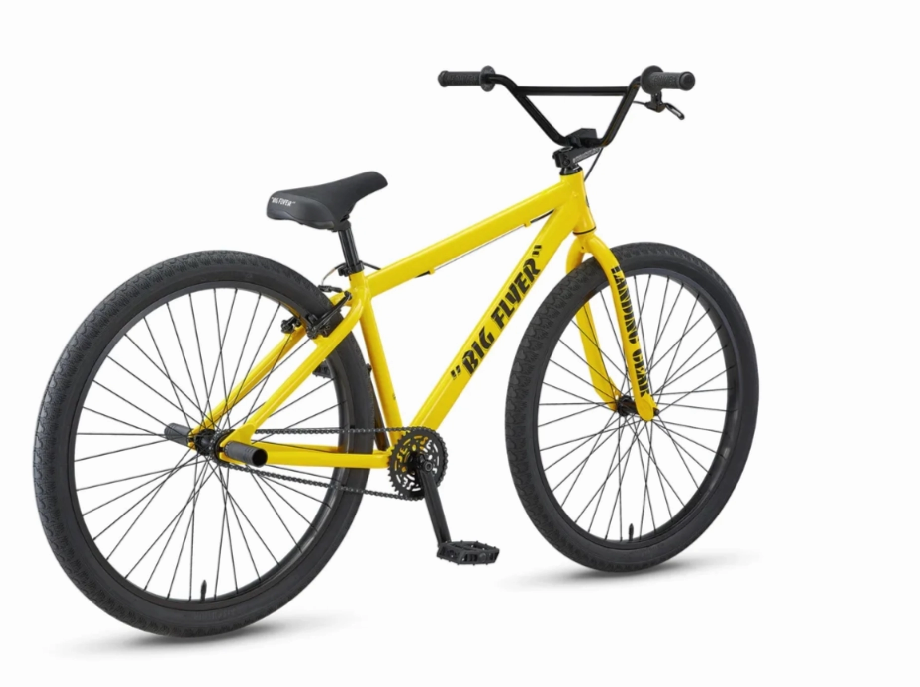 SE Bikes Big Flyer 29 BMX Bike Yellow 2024