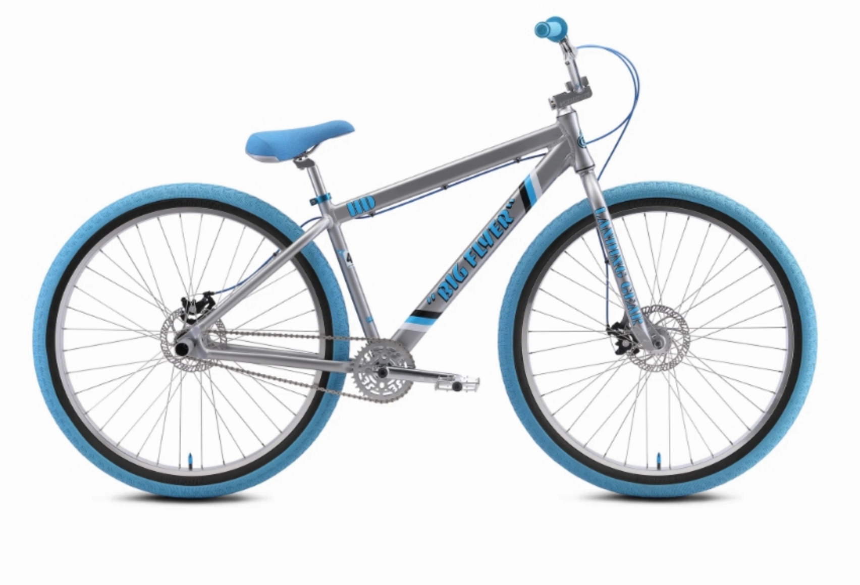 SE Bikes Big Flyer HD 29 BMX Bike Silver 2023