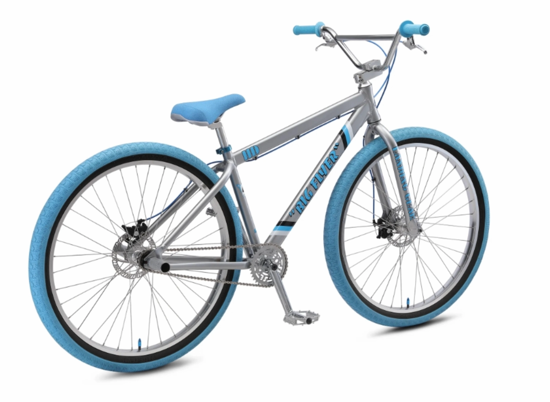 SE Bikes Big Flyer HD 29 BMX Bike Silver 2023