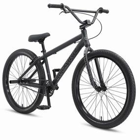 SE Bikes Blocks Flyer 26 BMX Bike Matte Black 2024