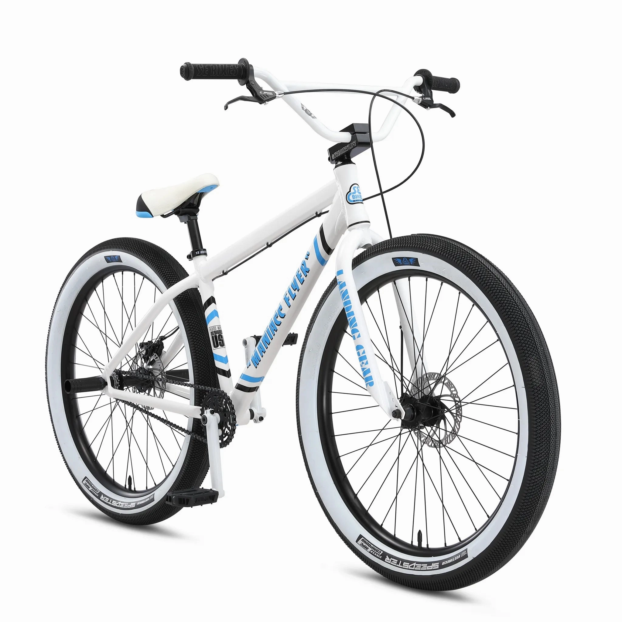 SE Bikes Maniacc Flyer 27.5  BMX Bike Arctic White 2024