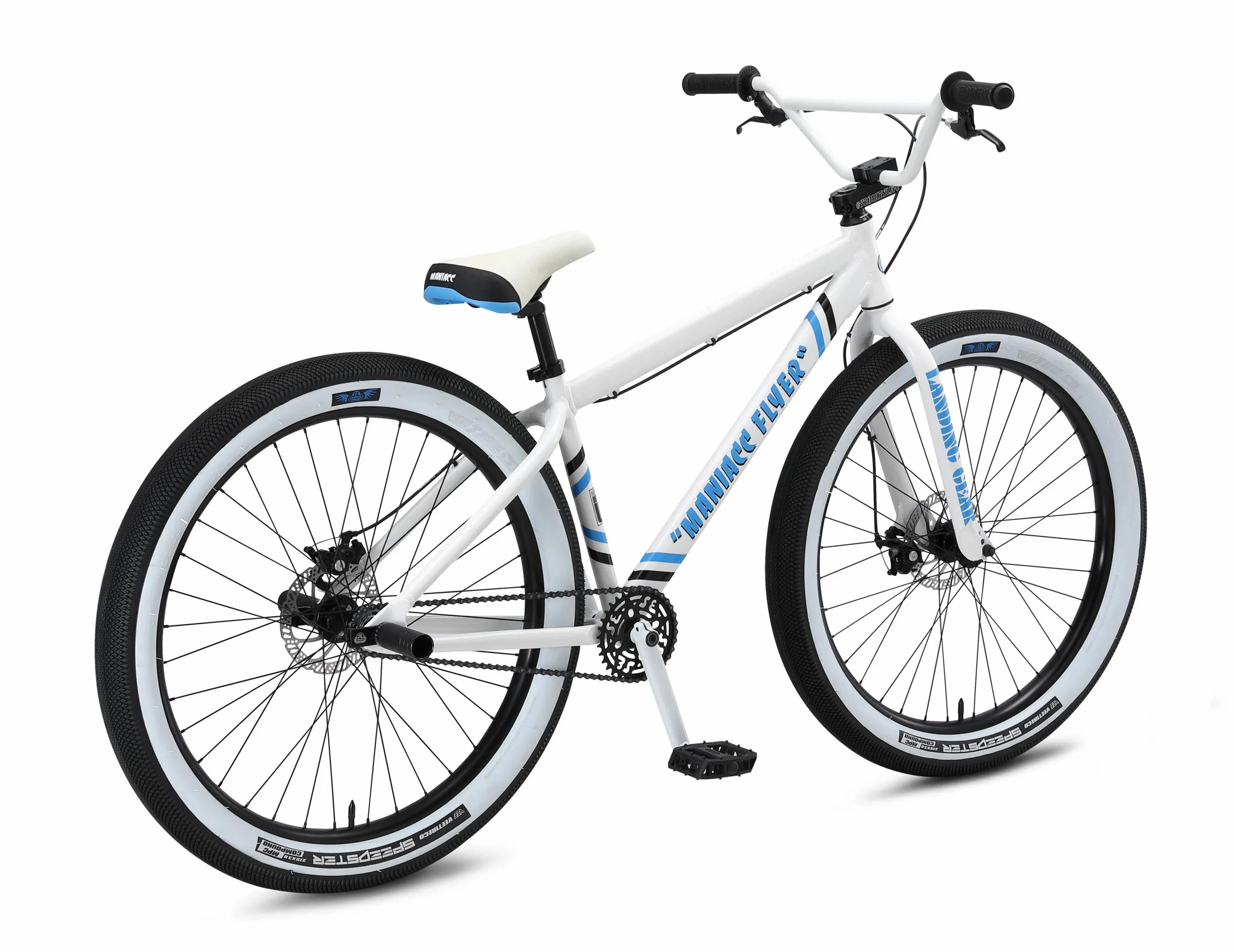 SE Bikes Maniacc Flyer 27.5  BMX Bike Arctic White 2024