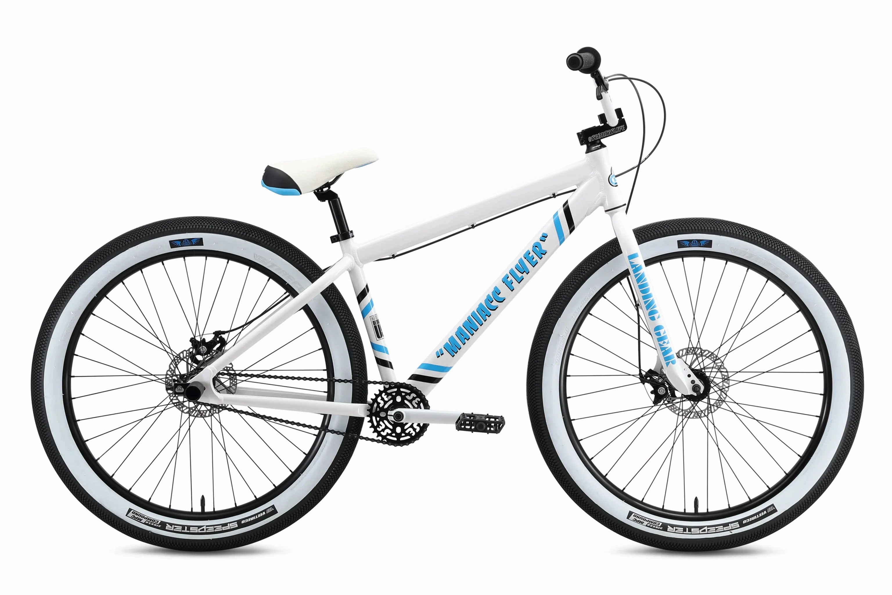 SE Bikes Maniacc Flyer 27.5  BMX Bike Arctic White 2024
