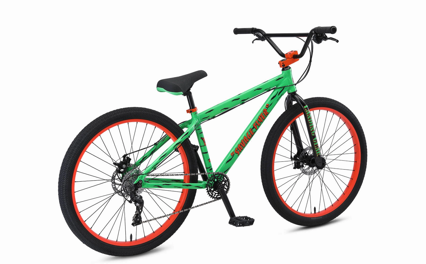 SE Bikes Savage Flyer 27.5 BMX Bike Ravaging Green