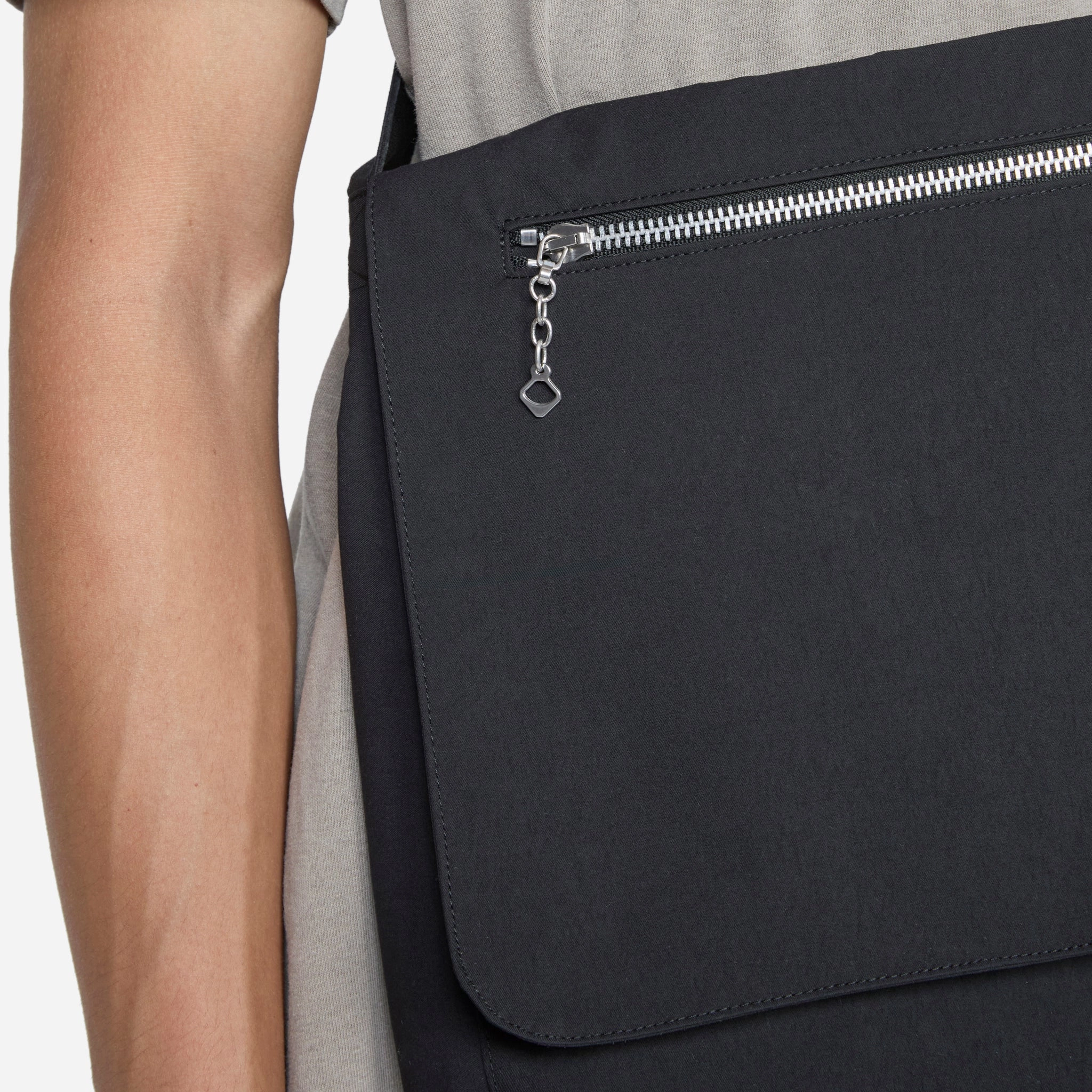 Slim Satchel Static Black Papyrus Poly