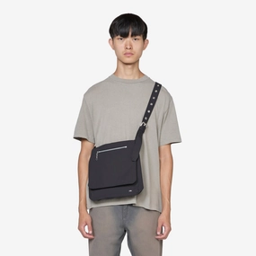 Slim Satchel Static Black Papyrus Poly
