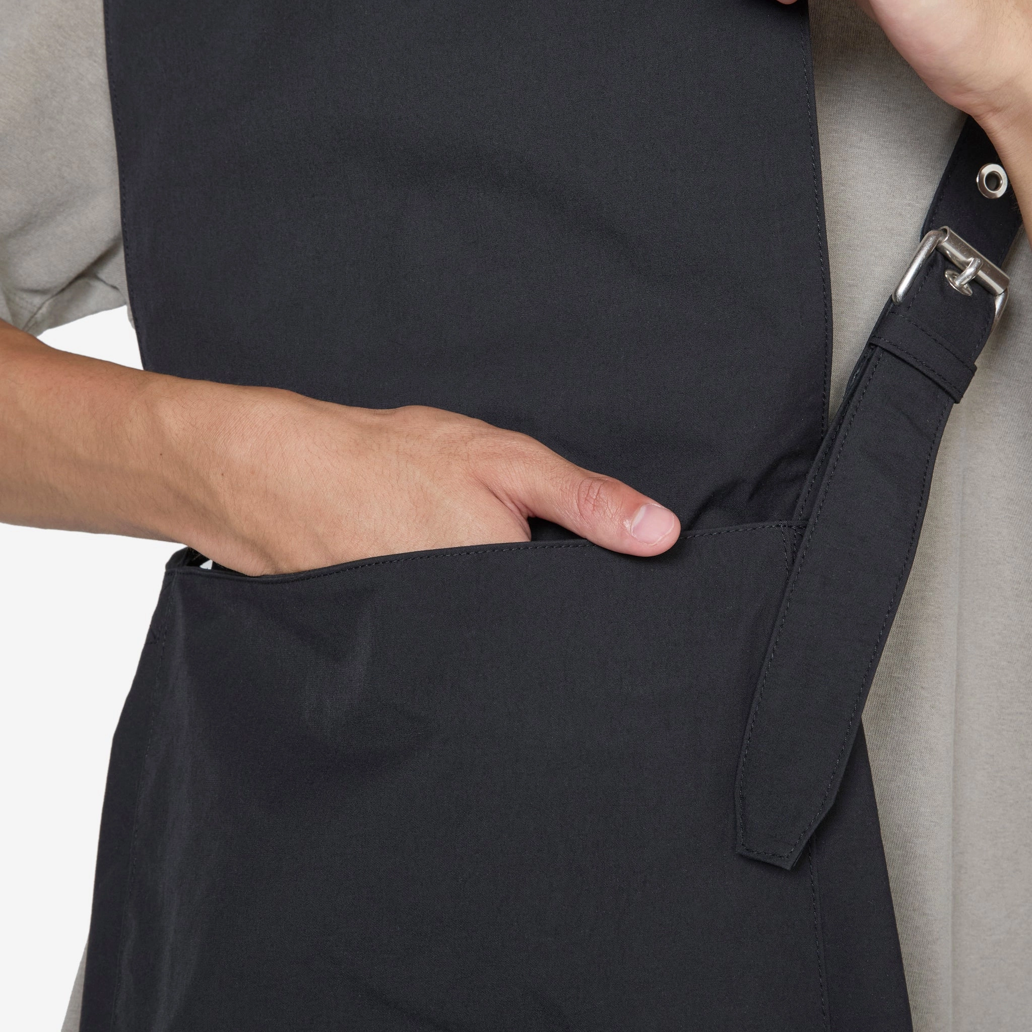 Slim Satchel Static Black Papyrus Poly