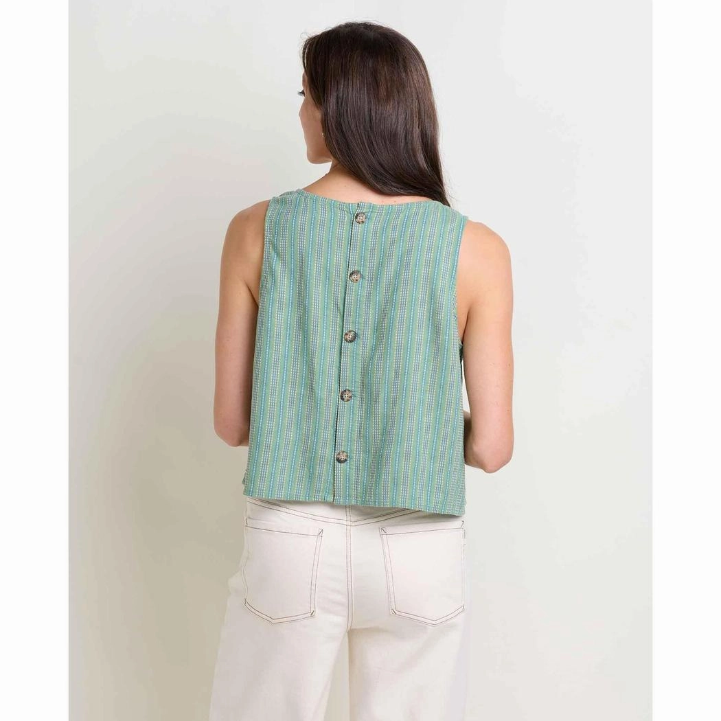 Toad & Co Women's Taj Hemp Button Back Tank