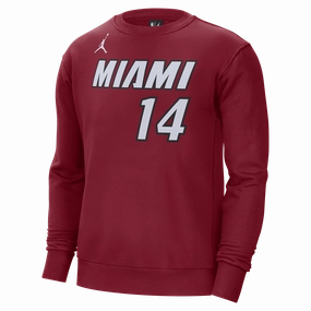 Tyler Herro Jordan Brand Statement Red Name & Number Crewneck