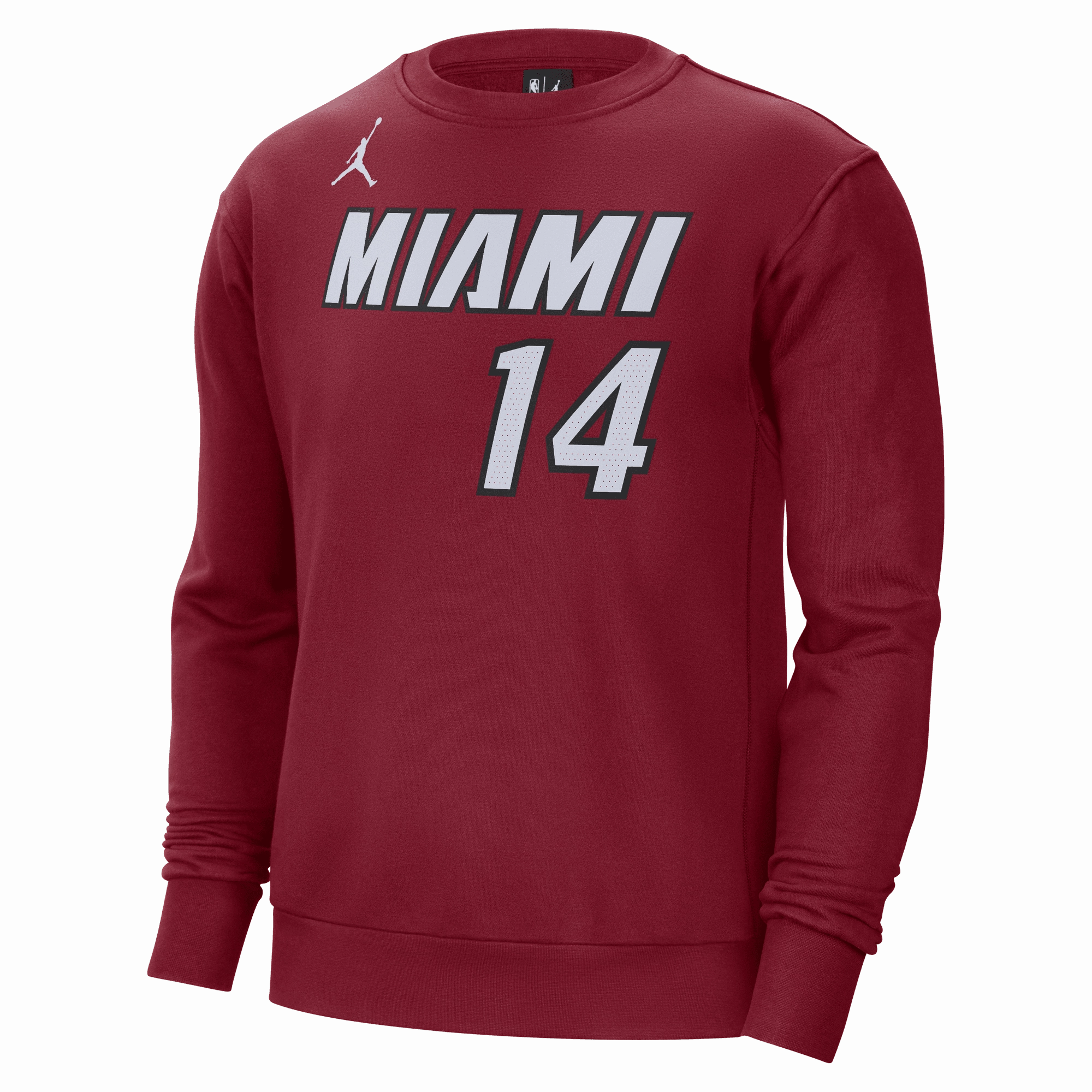 Tyler Herro Jordan Brand Statement Red Name & Number Crewneck