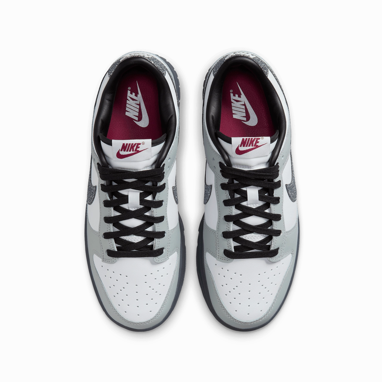 Wmns Nike Dunk Low LX 'White and Light Smoke Grey'