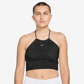 womens nike sportswear chill terry top (black)