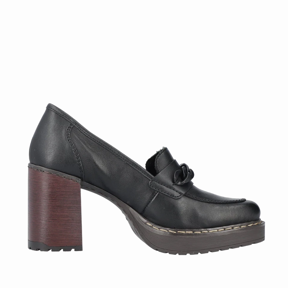 Y4150-00 Slip On Heel Black