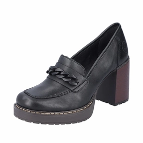 Y4150-00 Slip On Heel Black